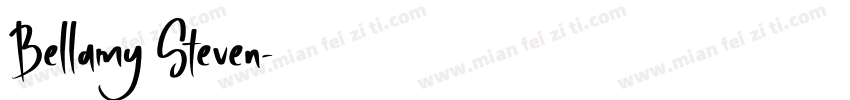 Bellamy Steven字体转换